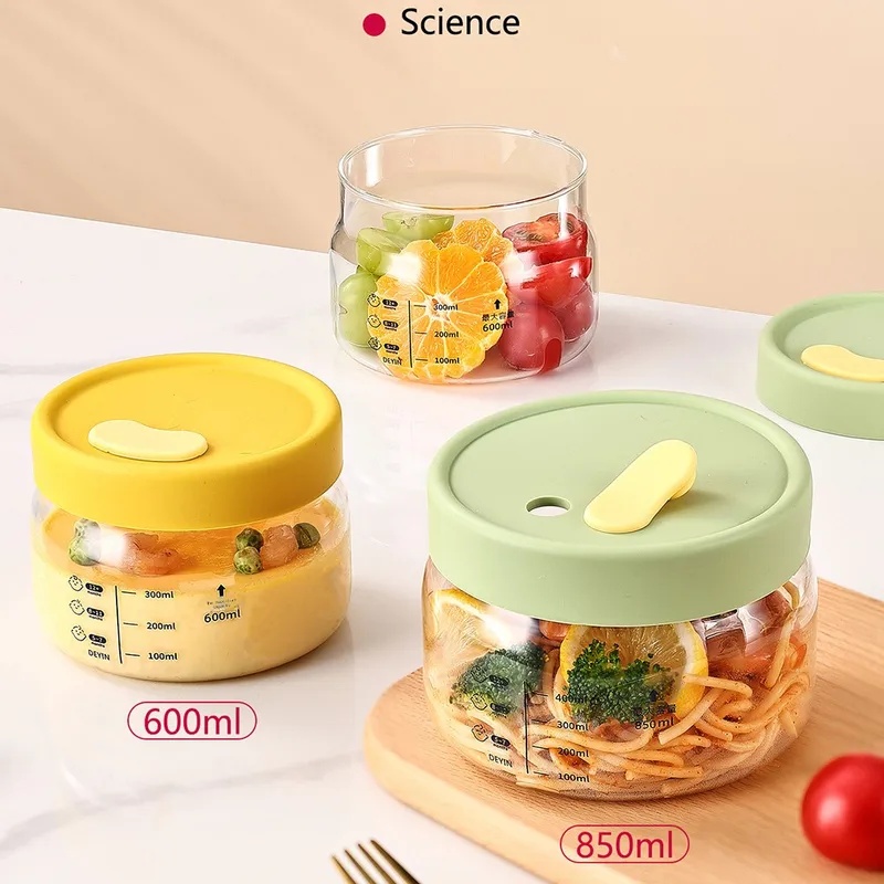 Meal Prep Bowl - Contenitore in vetro per alimenti, capacità
