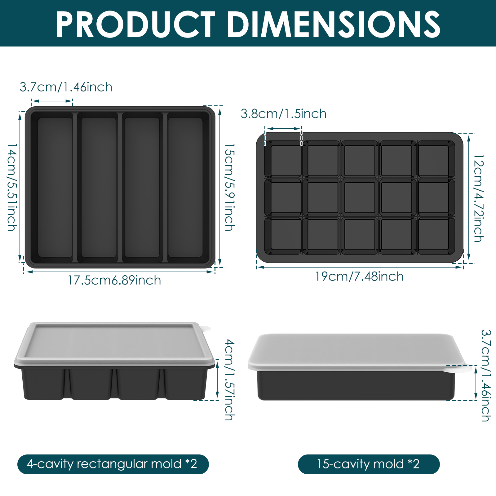 Set di 4 Vaschette in Silicone - Meal Prep Template recensione e prezzo