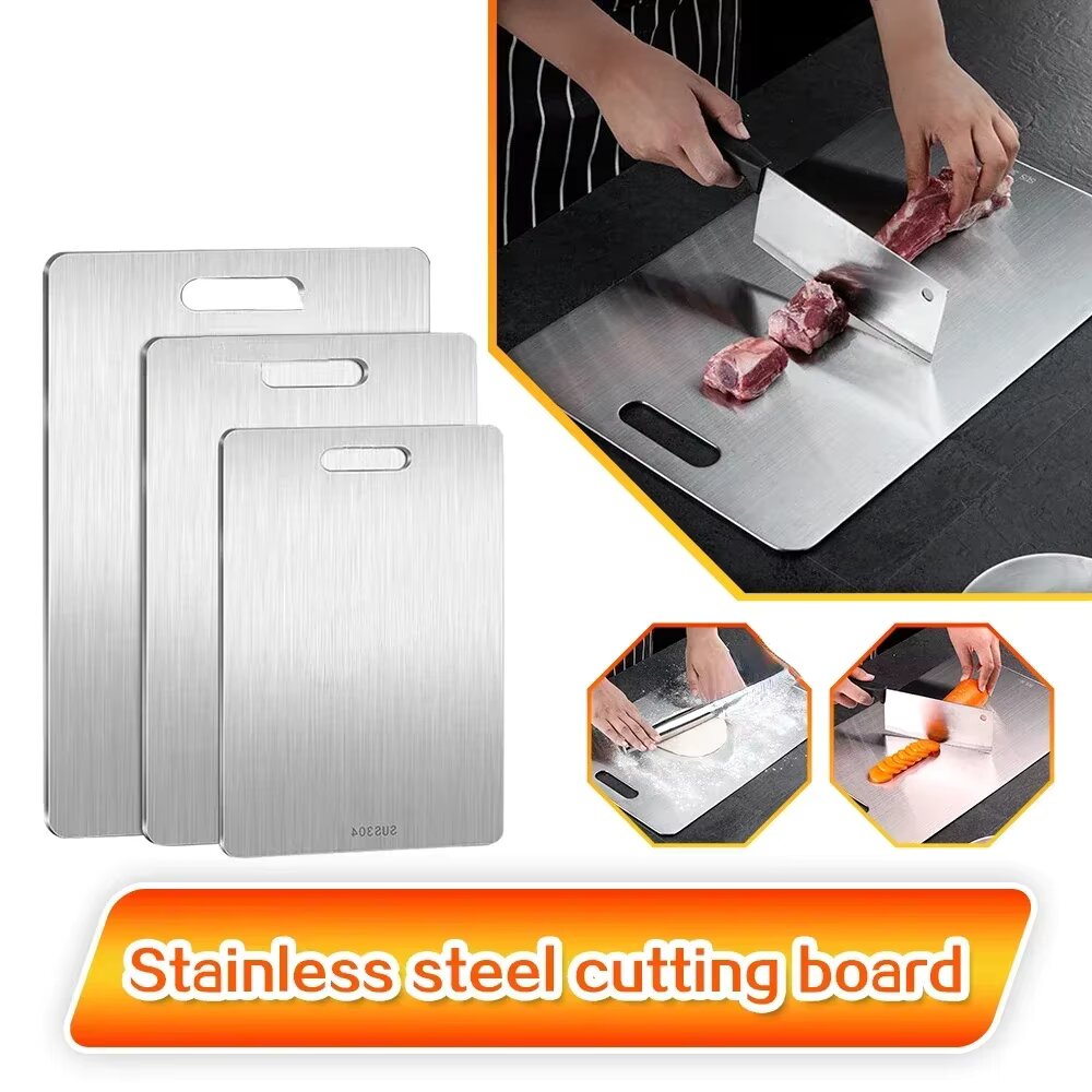 Tagliere in acciaio inossidabi - Meal Prep Template recensione e prezzo