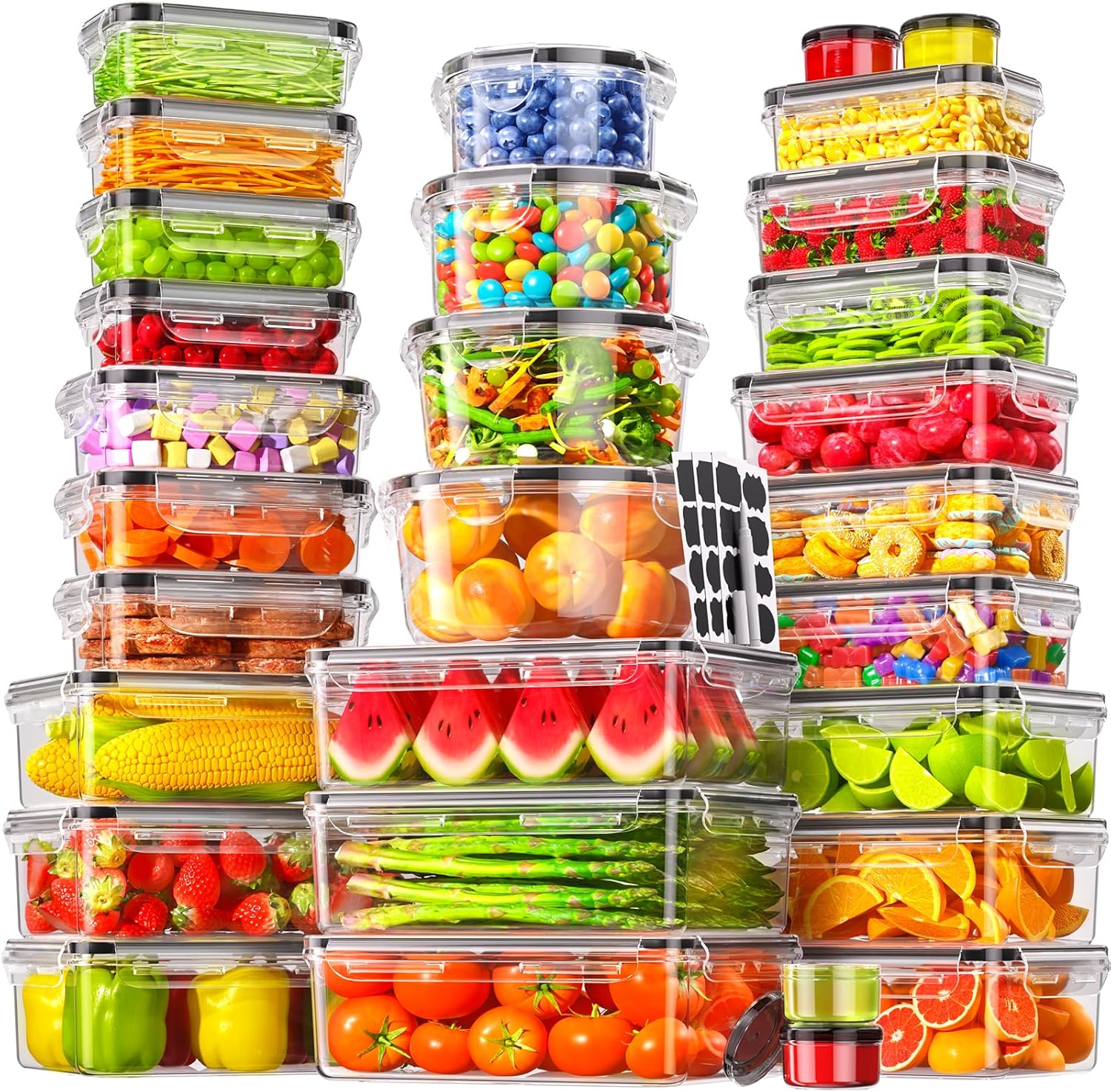 50 pezzi/25 confezioni: conten - Meal Prep Kitchen recensione e prezzo